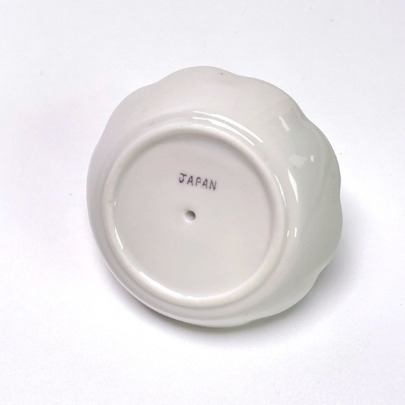 Vintage Ring Porcelain Dish with Handpainted Violets Gilded Gold Tip Japan - Picture 6 of 6